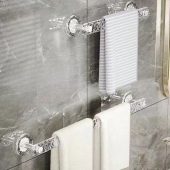 آویز حوله حمام چسبی