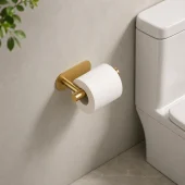 نگهدارنده دستمال توالت چسبی استیل شی‌این هوم مناسب سرویس بهداشتی و حمام