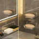 شلف حمام شفاف چسبی