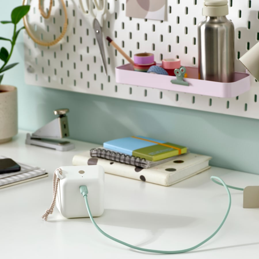 PE990711 کابل USB-C به USB-C ایکیا SITTBRUNN سفید یک متری مناسب شارژ و انتقال اطلاعات