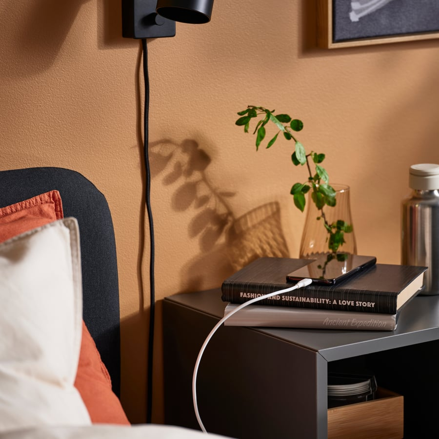 PE990712 کابل USB-C به USB-C ایکیا SITTBRUNN سفید یک متری مناسب شارژ و انتقال اطلاعات