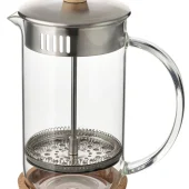 فرنچ پرس ایکیا IKEA 365+ شیشه‌ای 1 لیتری مناسب تهیه قهوه، چای و دمنوش با فیلتر استیل ضدزنگ