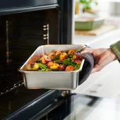 ظرف نگهدارنده استیل غذا ایکیا IKEA 365+ ظرفیت 3 لیتر مناسب نگهداری انواع مواد غذایی